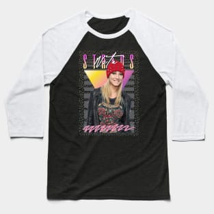 Nita Strauss Retro Aesthetic Fan Art Baseball T-Shirt